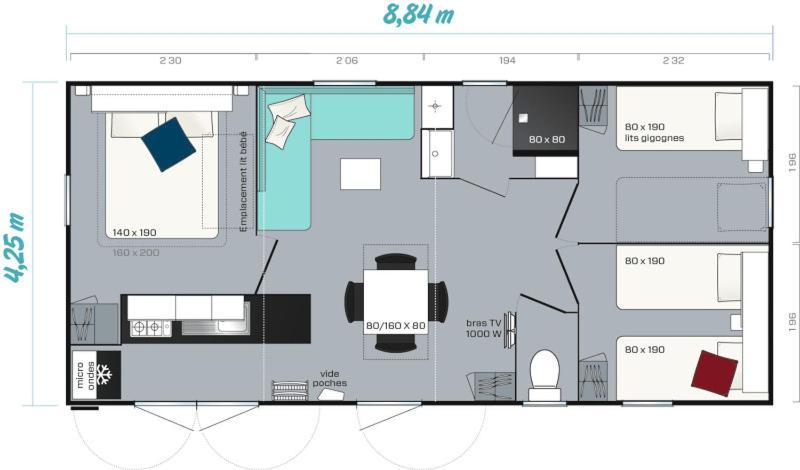 Camping Lou Broustaricq - Maeva Hotell Sanguinet Exteriör bild